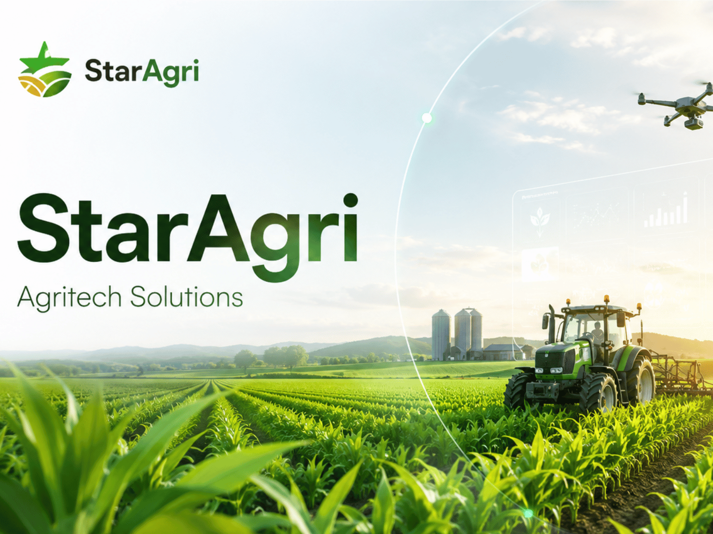 StarAgri agritech website project visual